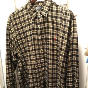 Polo flannel button up